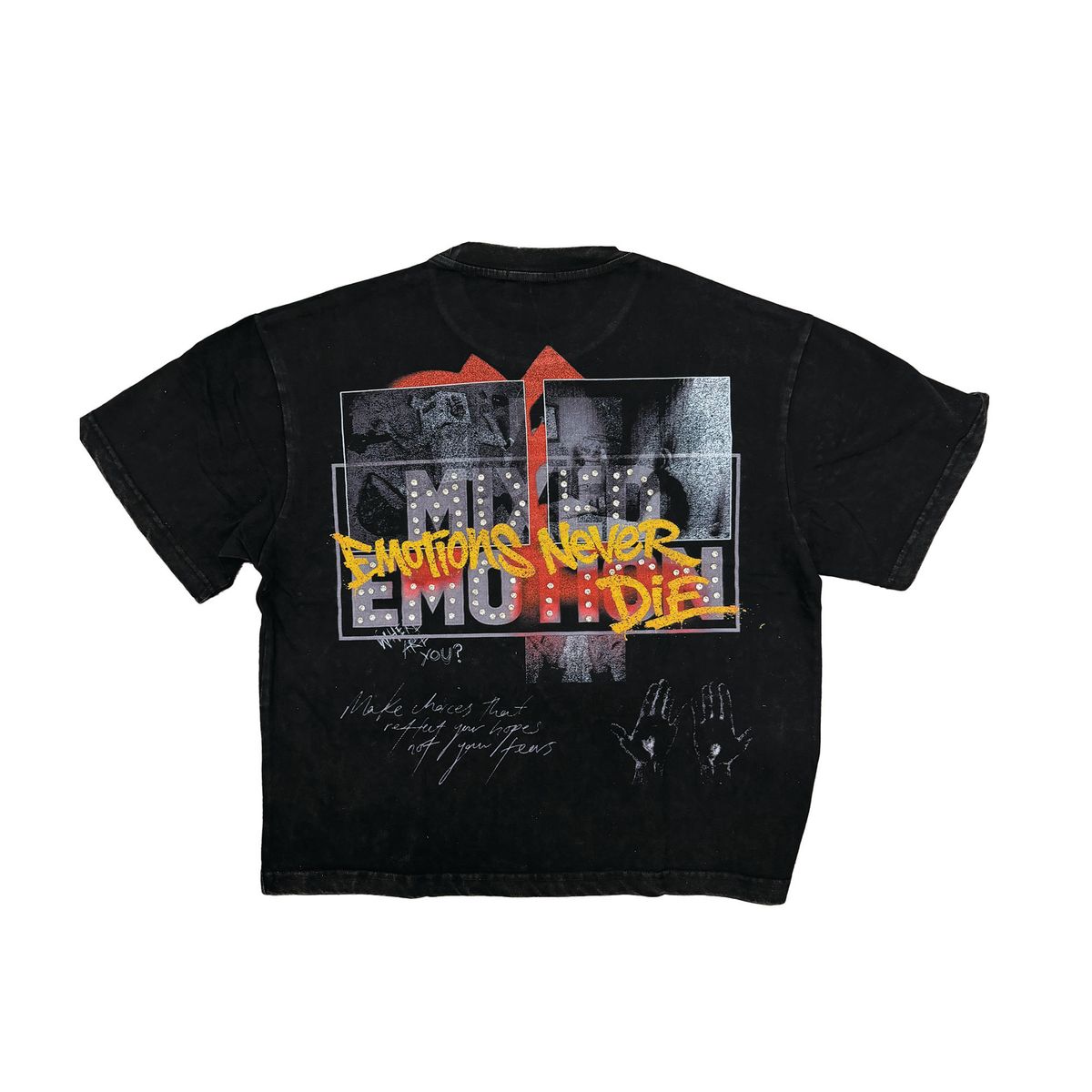 Mixed Emotion “TUNES” Tee BLACK