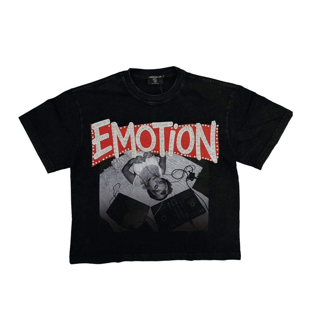 Mixed Emotion “TUNES” Tee BLACK