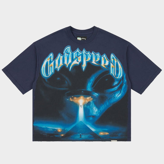 GODSPEED BEYOND THE VEIL T-Shirt (Navy)