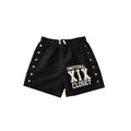 Mixed Emotion  “Backyard” Nylon Shorts - Black
