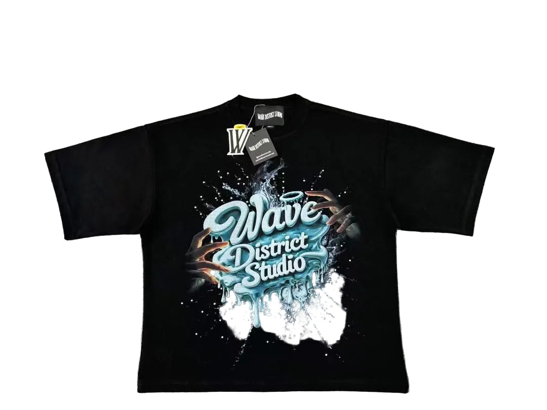 MYTICAL STUDIO (BLACK) Oversized Tee (WDS-3T001A)