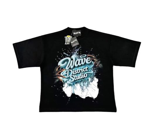 MYTICAL STUDIO (BLACK) Oversized Tee (WDS-3T001A)