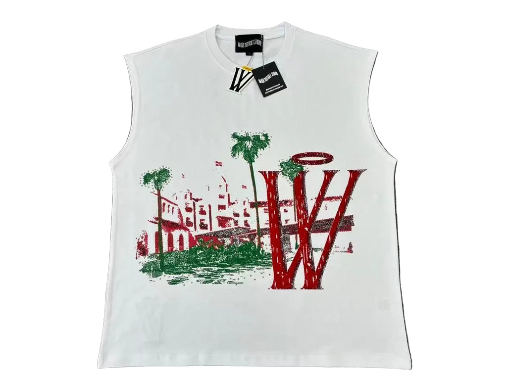 Patria & Libertad (WHITE) Sleeveless (WDS-SL002B)