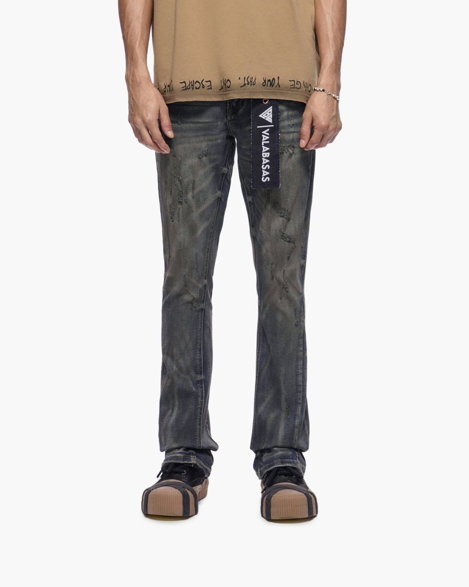 VALABASAS OUTLAWED STACKED VLBS-VJ3-1099 DIRTY DARK BLUE