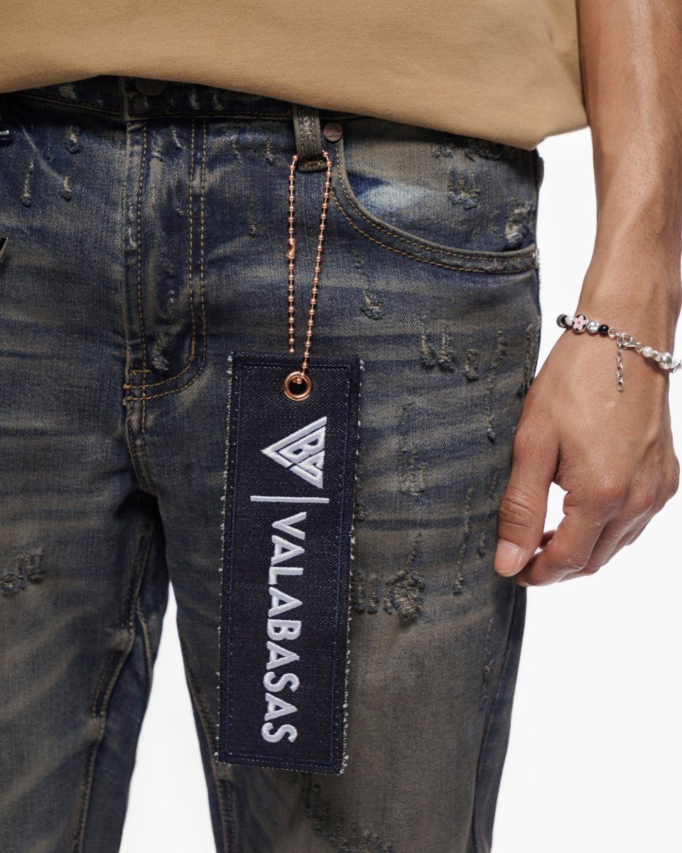 VALABASAS OUTLAWED STACKED VLBS-VJ3-1099 DIRTY DARK BLUE