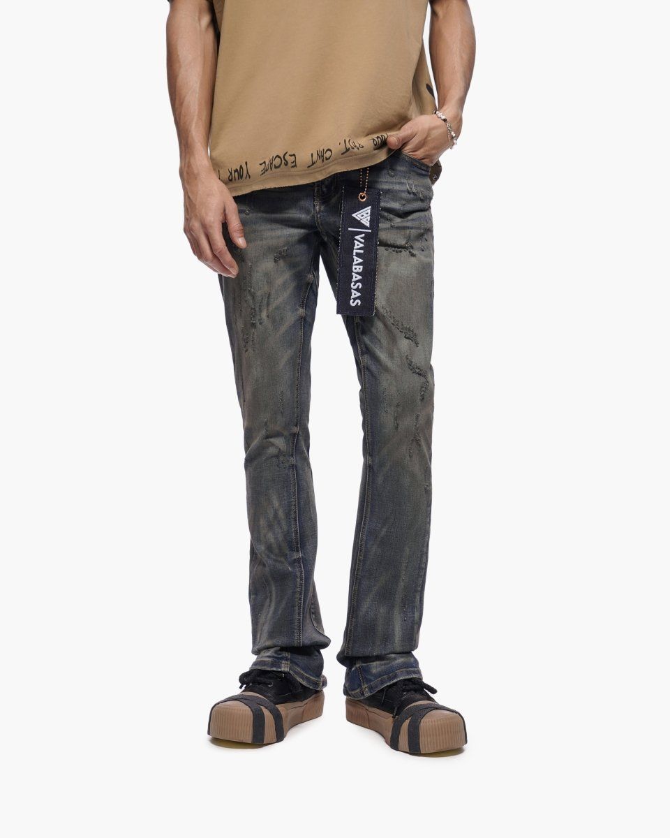 VALABASAS OUTLAWED STACKED VLBS-VJ3-1099 DIRTY DARK BLUE