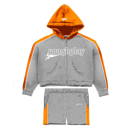 RoughPlay PIPE SWEATSUIT (GREY/ORANGE)