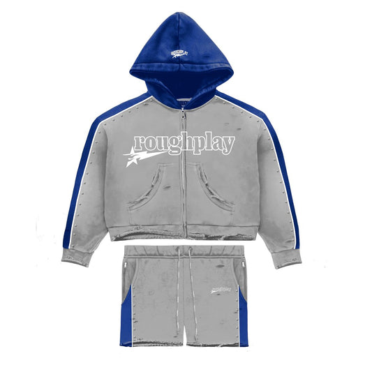 RoughPlay PIPE SWEATSUIT (GREY/ROYAL)