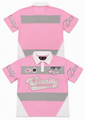 Politics T-Shirt - Pink And White - SPR26-85