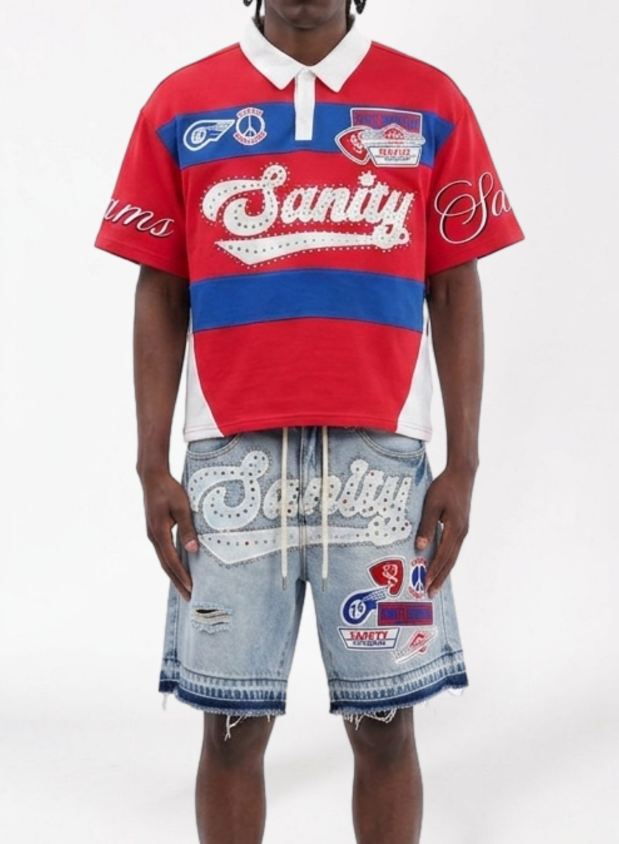 Politics T-Shirt - Red And Blue - SPR26-87