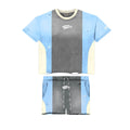 RoughPlay SHORT SET  (GREY/BLUE)