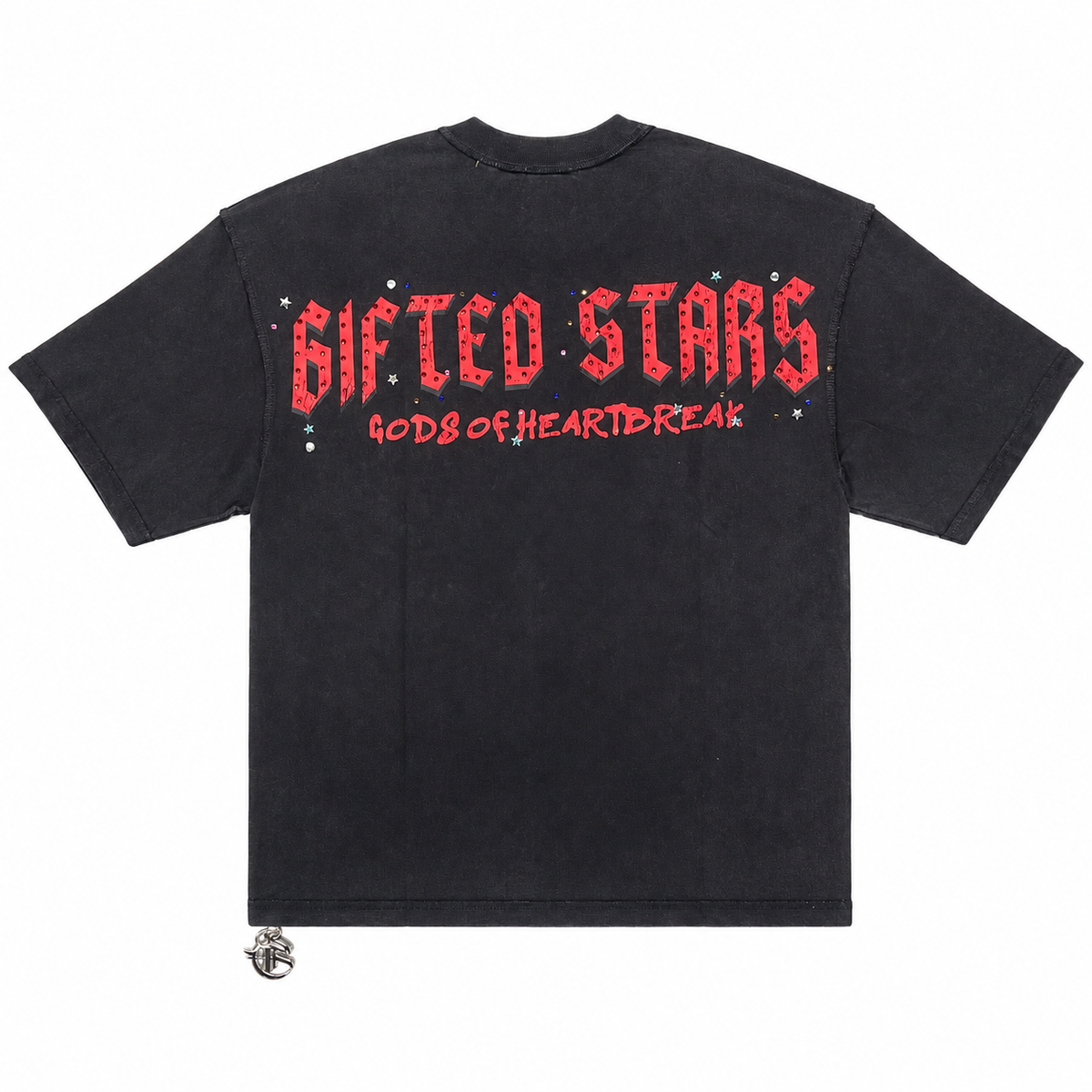 GFTD HEARTBREAK BLK TEE