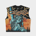 Voltage Sleeveless T-shirt  ORANGE