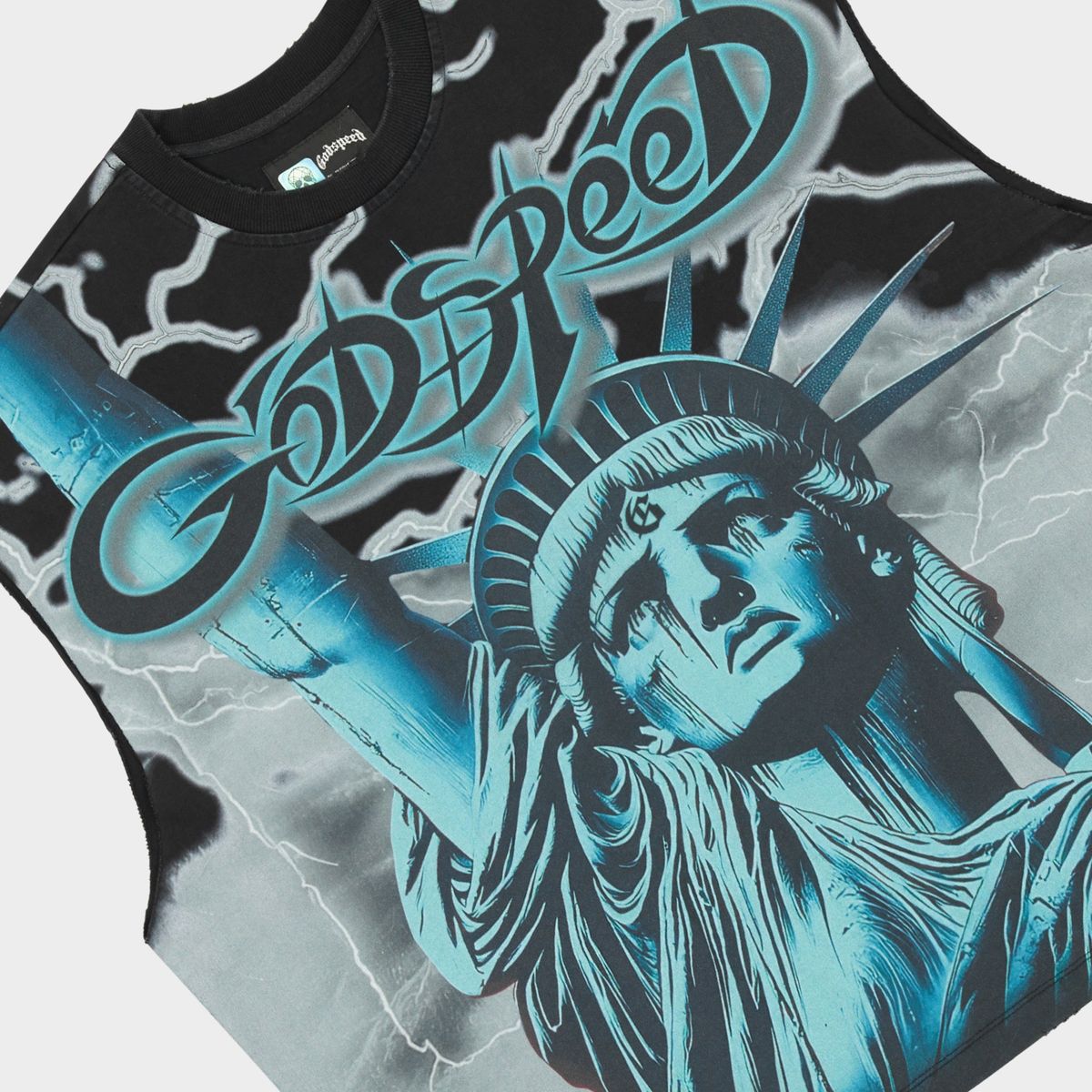 Voltage Sleeveless T-shirt (Grey)