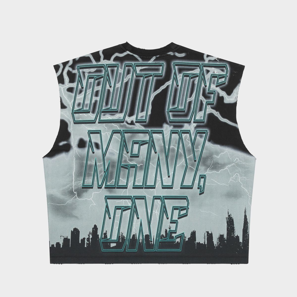Voltage Sleeveless T-shirt (Grey)