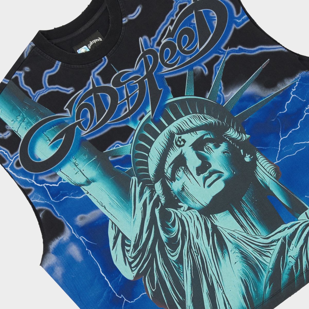 Voltage Sleeveless T-shirt (Blue)
