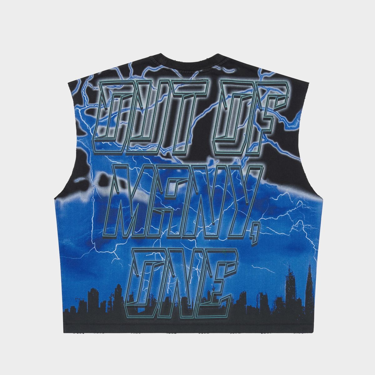 Voltage Sleeveless T-shirt (Blue)