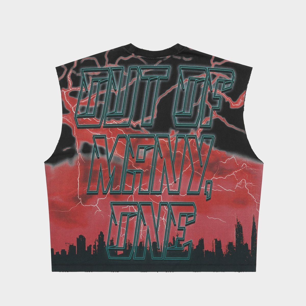 Voltage Sleeveless T-shirt RED