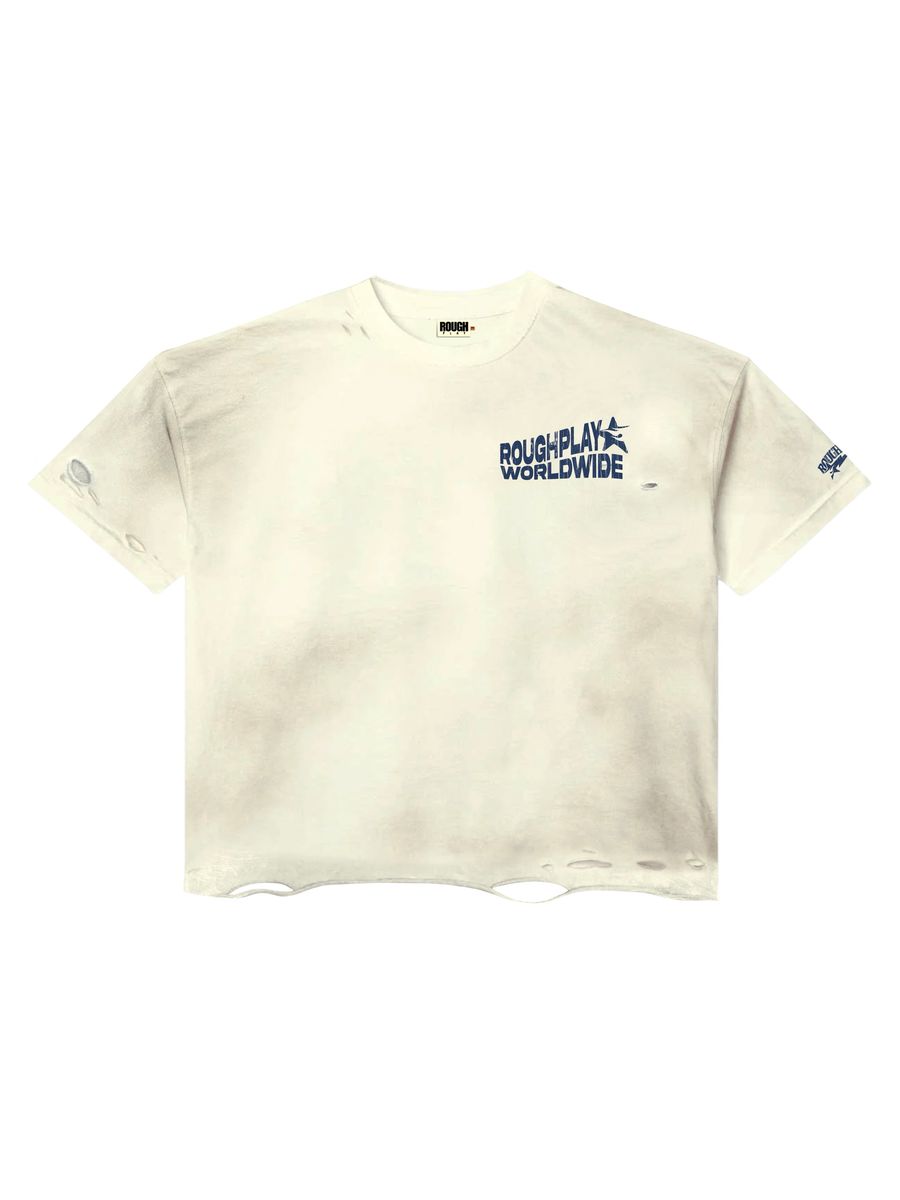 RoughPlay VINTAGE SIDE LOGO (TAN/NAVY)