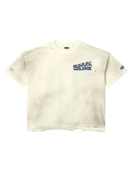 RoughPlay VINTAGE SIDE LOGO (TAN/NAVY)