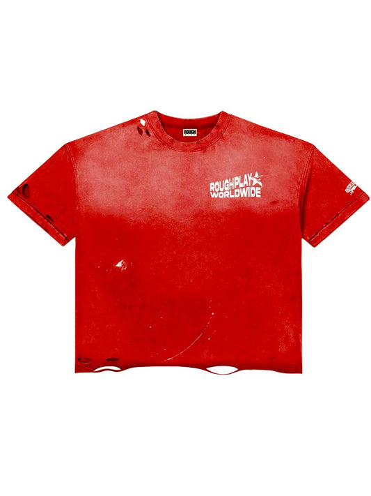 RoughPlay VINTAGE SIDE LOGO (RED/WHITE)