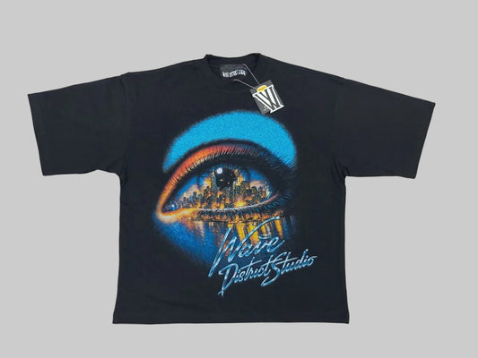 MR WAVE WDS Vision (Black) Oversized Tee (WDS-4T002A)