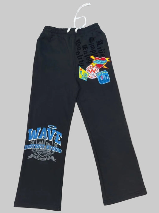 MR WAVE WDS Patches (Black) Pants (WDS-4P001B)