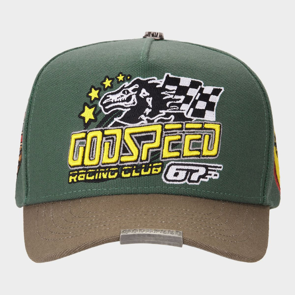 Godspeed GRC Members Snapback Hat Green Brown