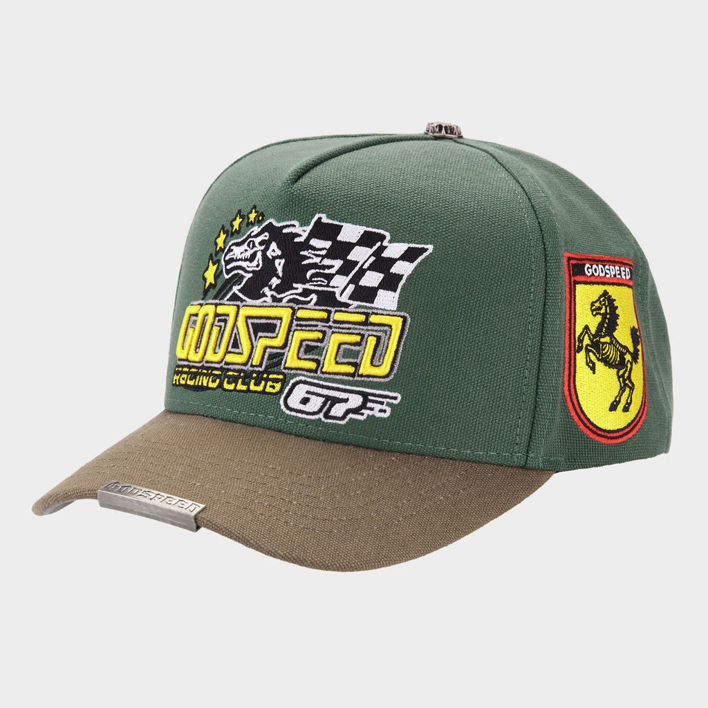 Godspeed GRC Members Snapback Hat Green Brown