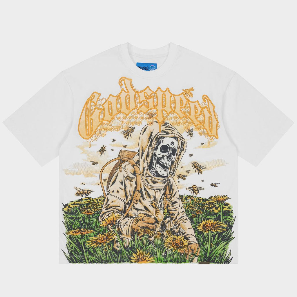 Godspeed Save the Bees II T-Shirt NG White