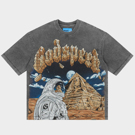 Godspeed Sphinx Guardian T-Shirt NG Grey Wash
