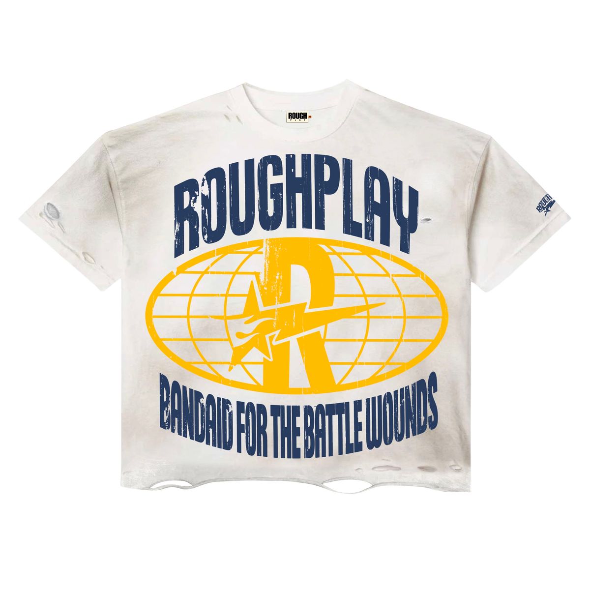 RoughPlay NAVY/YELLOW T-SHIRT