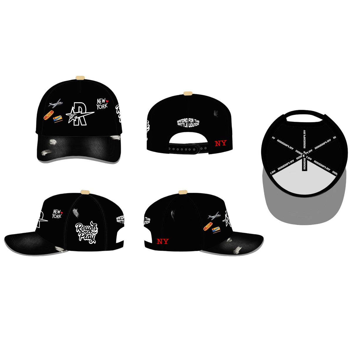 RoughPlay NYC SNAPBACK (BLACK)