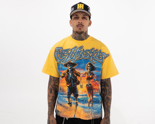 Life Hustlers 'Skull Couple' TEE
