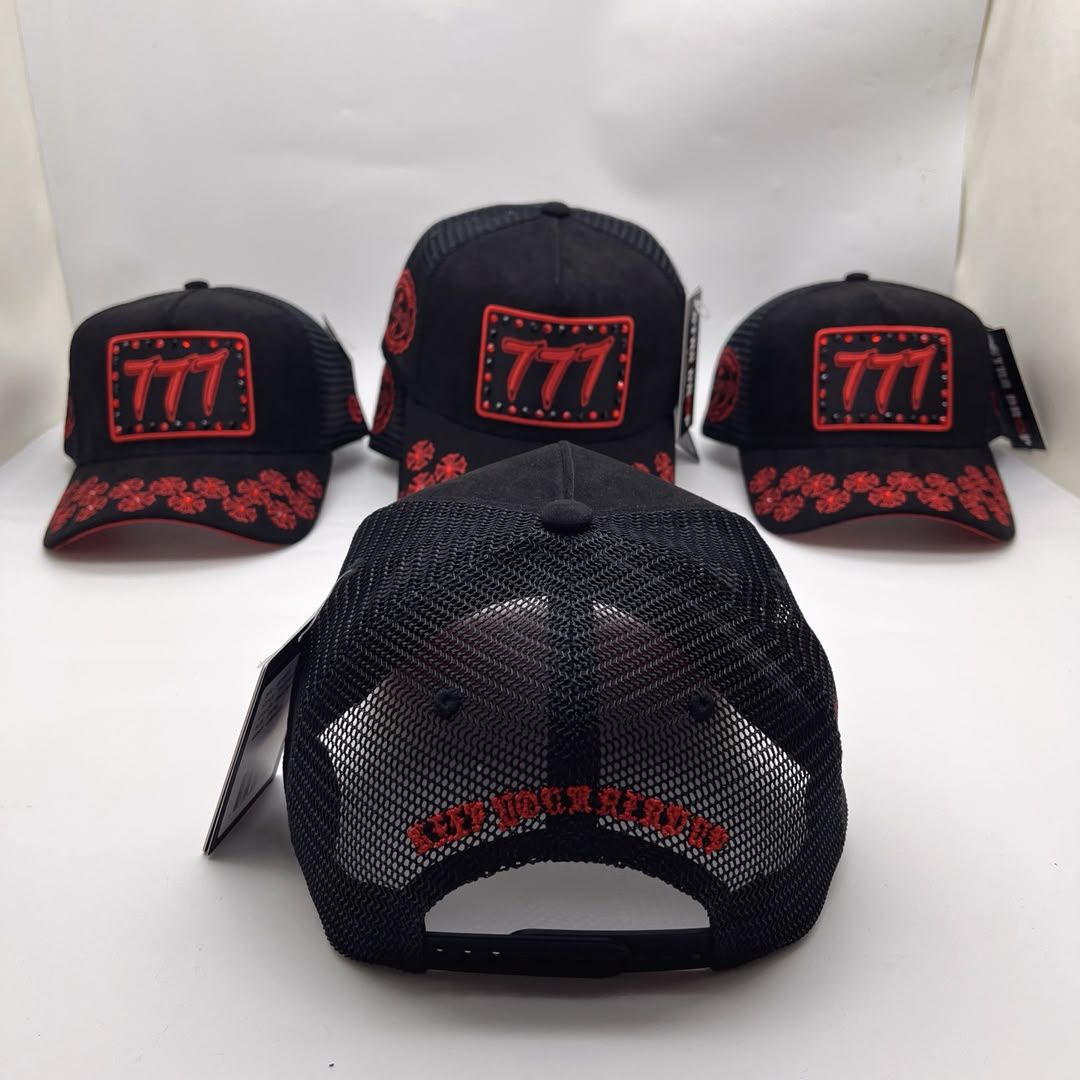 HUDSON V5 DIAMOND 777 SUEDE TRUCKER (CD0404) BLACK RED