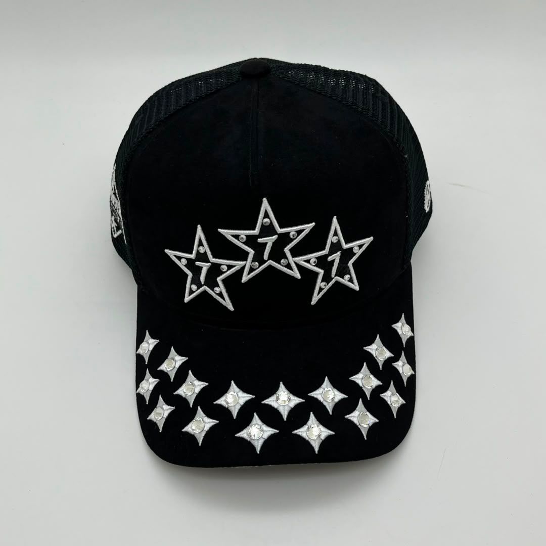 HUDSON V3 DIAMOND 777 SUEDE TRUCKER (CD0559) BLACK WHITE