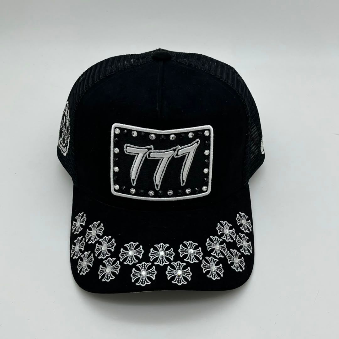 HUDSON V5 DIAMOND 777 SUEDE TRUCKER (CD0399) BLACK WHITE