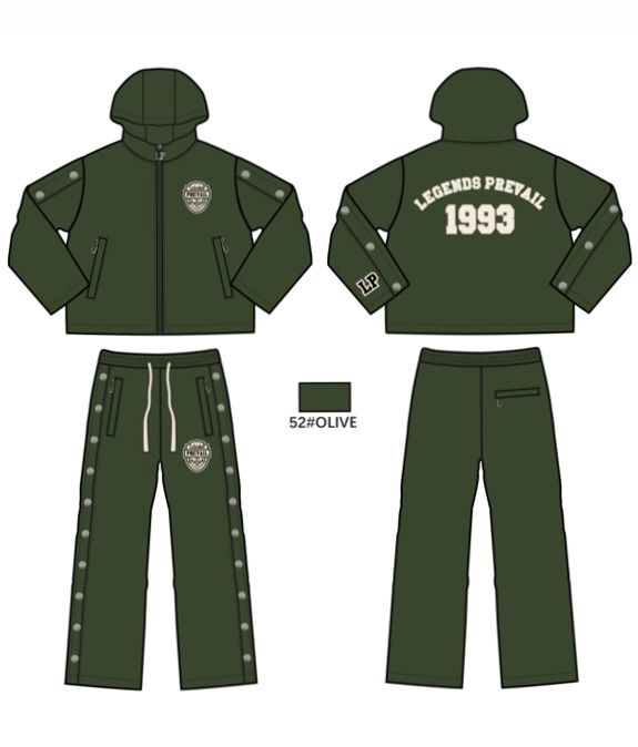Legends Prevail Shield Nylon Set Olive (048)