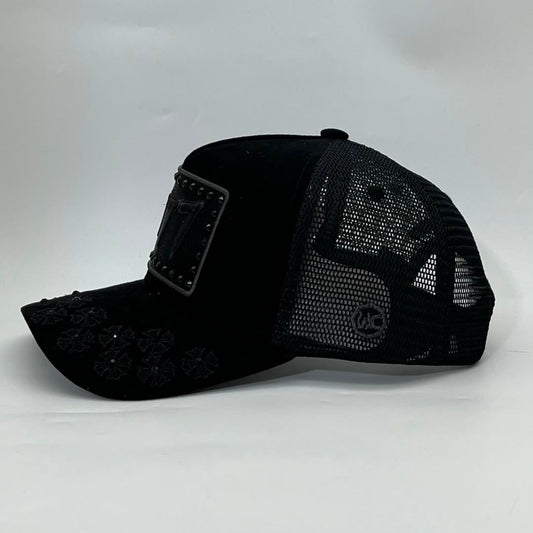 HUDSON V5 DIAMOND 777 SUEDE TRUCKER (CD0398) BLACK BLACK
