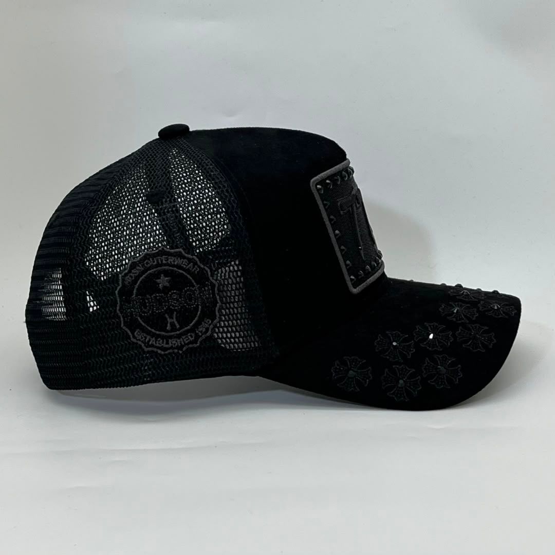 HUDSON V5 DIAMOND 777 SUEDE TRUCKER (CD0398) BLACK BLACK