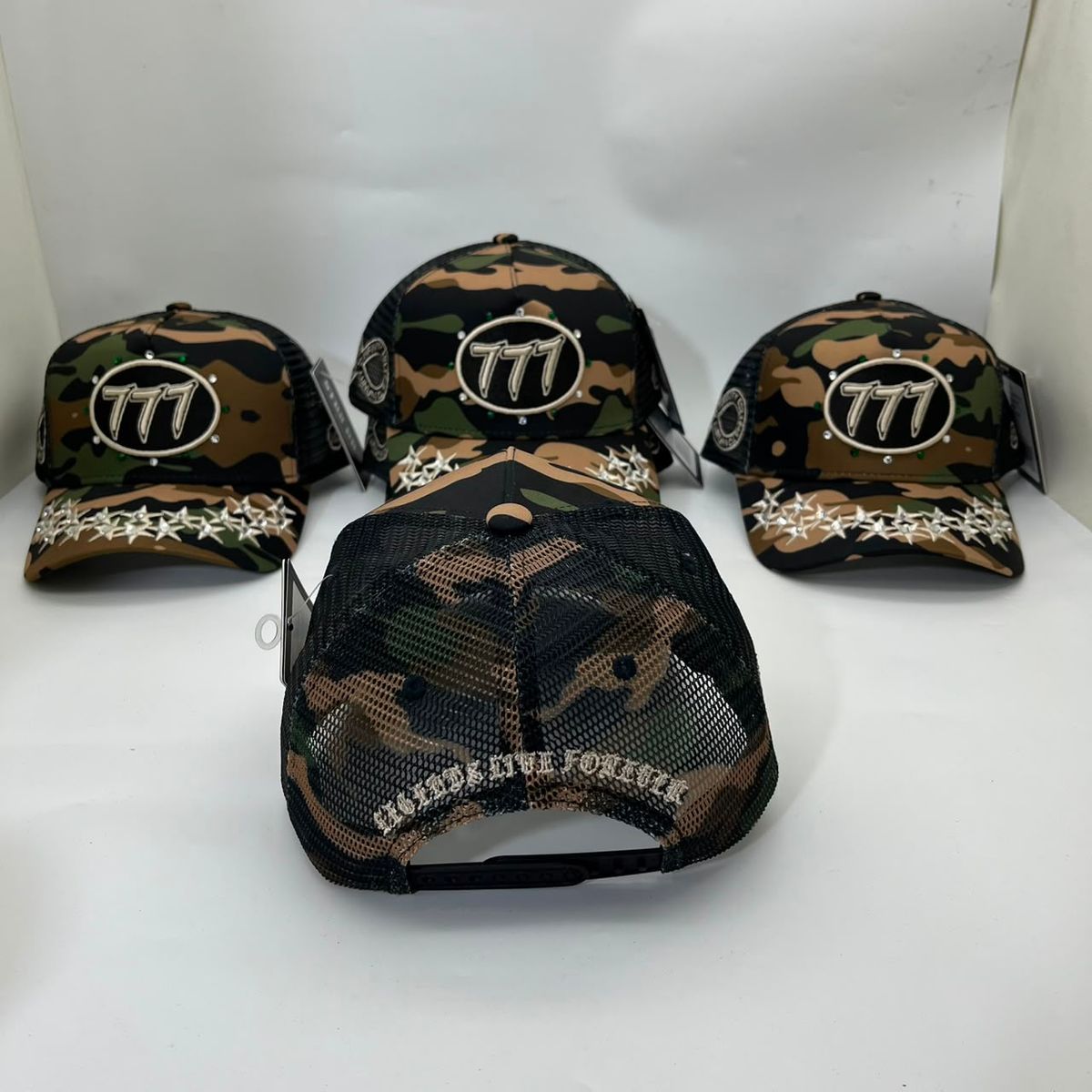 HUDSON V1 DIAMOND 777 CAMOUFLAGE TRUCKER (CD0557) WOODLAND