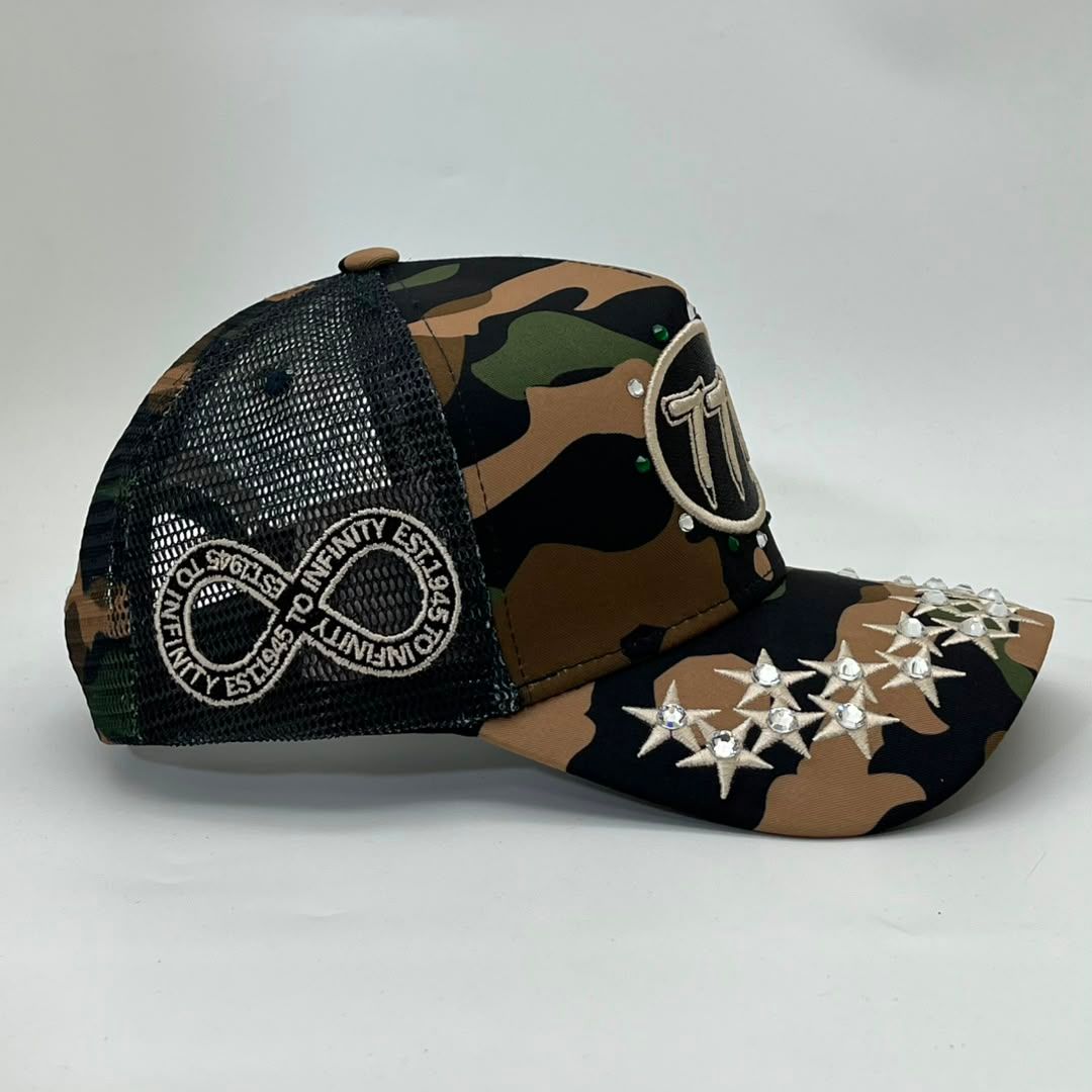 HUDSON V1 DIAMOND 777 CAMOUFLAGE TRUCKER (CD0557) WOODLAND