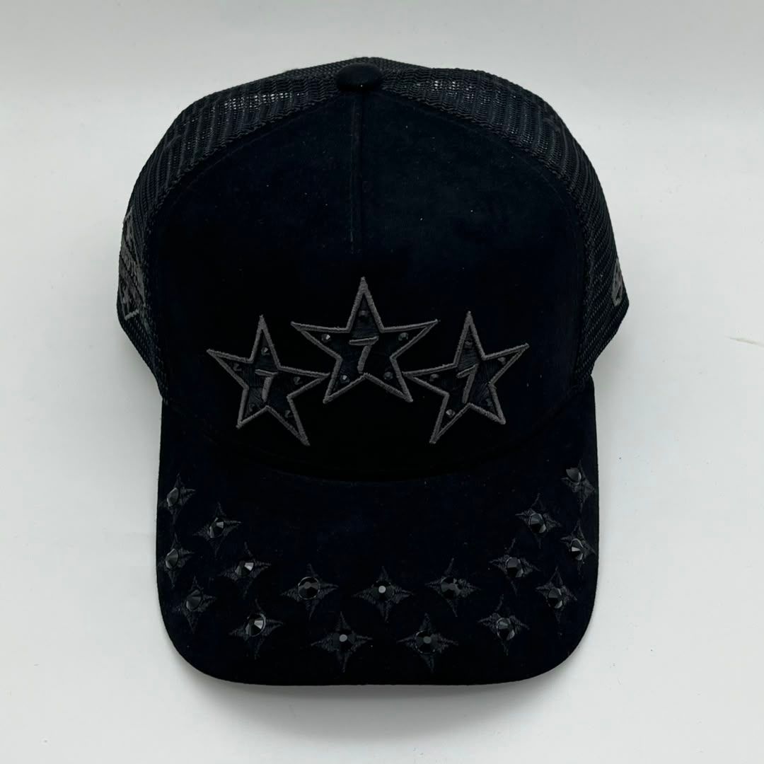 HUDSON V3 DIAMOND 777 SUEDE TRUCKER (CD0558) BLK/BLK