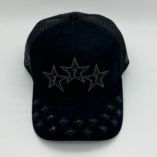 HUDSON V3 DIAMOND 777 SUEDE TRUCKER (CD0558) BLK/BLK