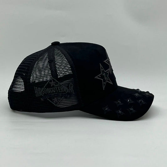HUDSON V3 DIAMOND 777 SUEDE TRUCKER (CD0558) BLK/BLK
