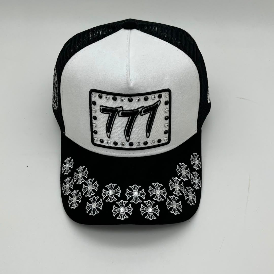 HUDSON V5 DIAMOND 777 SUEDE TRUCKER (CD0402) WHITE BLACK