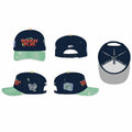 RoughPlay VINTAGE SNAPBACK (BLUE/GREEN)