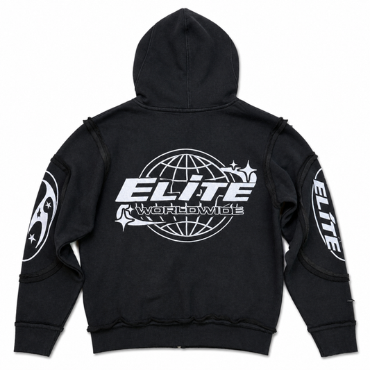ELITE Embroidered Royal Men's Zip-Up (1133-D)