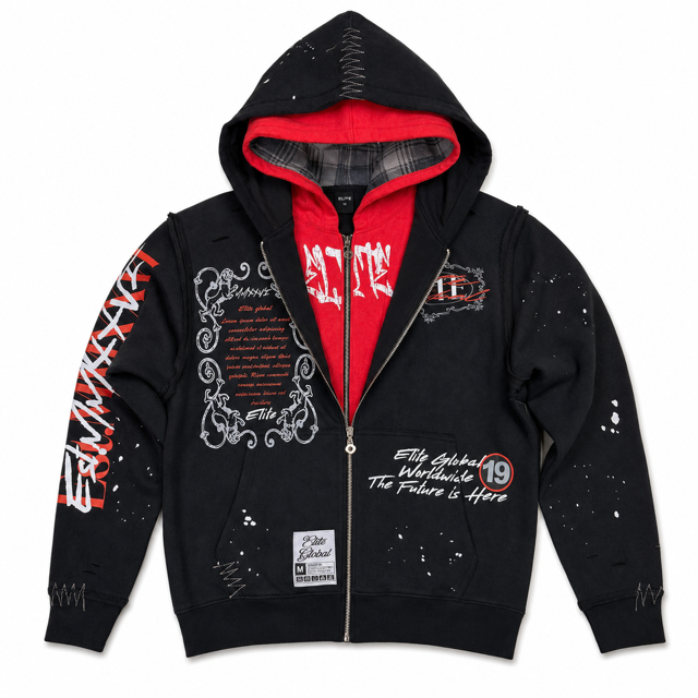 ELITE  Double Layer Royal Men's Zip-Up (1135-D)