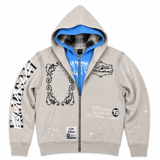 ELITE  Layer Royal Men's Zip-Up (1137-D)